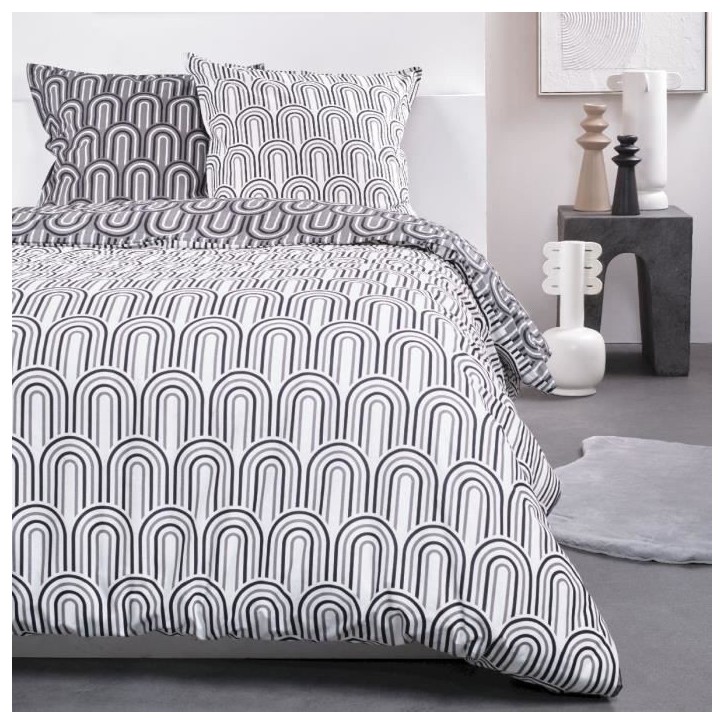 Parure de lit - TODAY - Sunshine - 2 personnes - 220x240 cm - Coton - Imprimé 9.53 Parure de lit - TODAY - Sunshine - 2 personnes - 220x240 cm - Coton - Imprimé 9.53