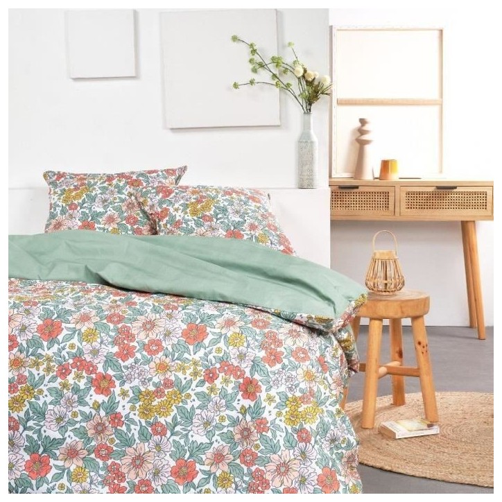 Parure de lit - TODAY - Sunshine - 2 personnes - 260x240cm - Coton - Imprimé 11.47 Parure de lit - TODAY - Sunshine - 2 personnes - 260x240cm - Coton - Imprimé 11.47