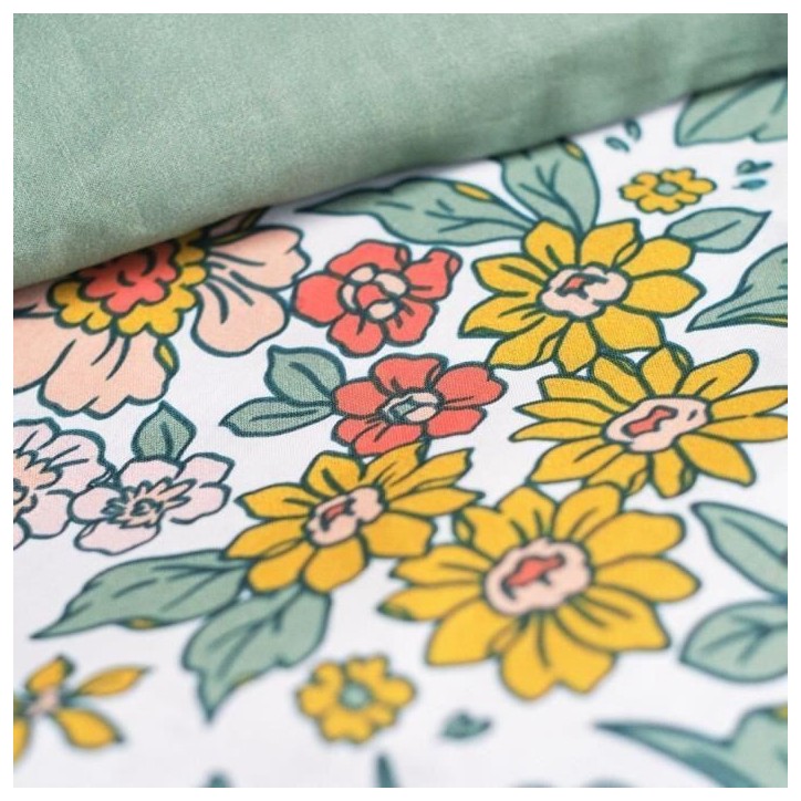 Parure de lit - TODAY - Sunshine - 2 personnes - 260x240cm - Coton - Imprimé 11.47 Parure de lit - TODAY - Sunshine - 2 personnes - 260x240cm - Coton - Imprimé 11.47
