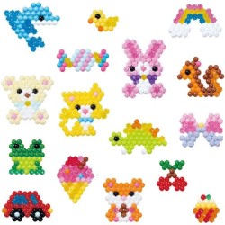 Aquabeads Mallette d'initiation 900 perles de différentes formes et c