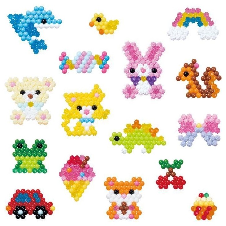 Aquabeads Mallette d'initiation 900 perles de différentes formes et couleurs, perles qui collent avec de l'eau, Des 4 ans Aquabeads Mallette d'initiation 900 perles de différentes formes et couleurs, perles qui collent avec de l'eau, Des 4 ans