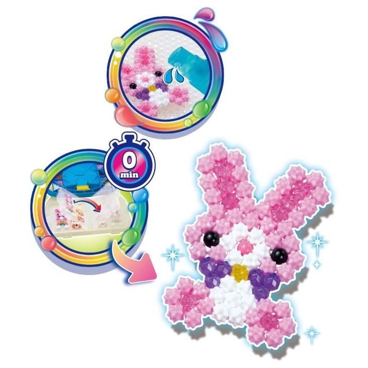 Aquabeads Mallette d'initiation 900 perles de différentes formes et couleurs, perles qui collent avec de l'eau, Des 4 ans Aquabeads Mallette d'initiation 900 perles de différentes formes et couleurs, perles qui collent avec de l'eau, Des 4 ans