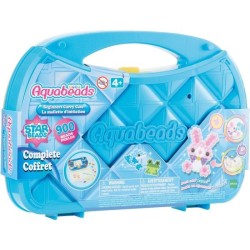 Aquabeads Mallette d'initiation 900 perles de différentes formes et c