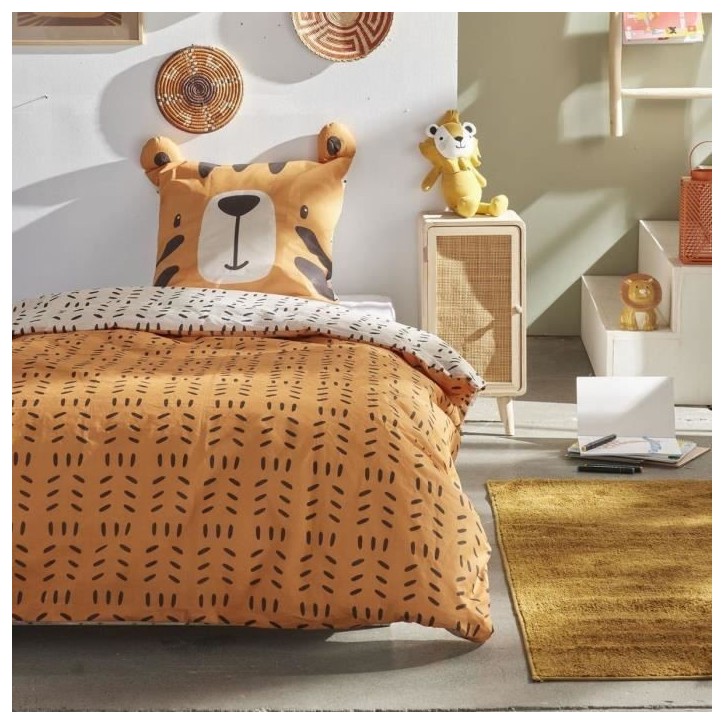 Parure de lit - TODAY - 140 x 200 cm - Coton 57 fils - FUNNY 3.7