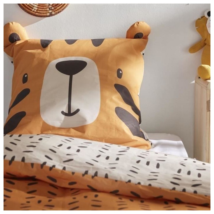 Parure de lit - TODAY - 140 x 200 cm - Coton 57 fils - FUNNY 3.7