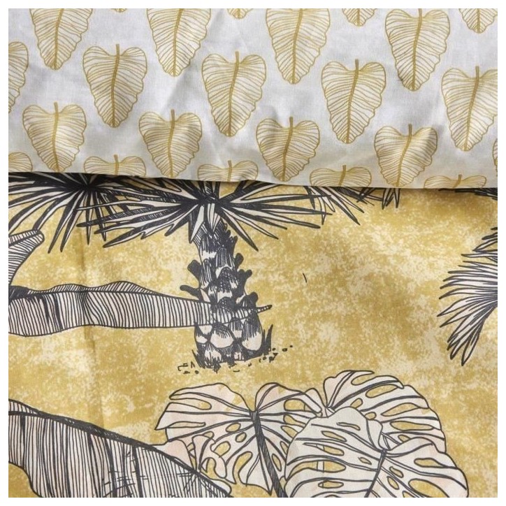 Parure de couette - TODAY - Sunshine 0.15 - 220x240cm - 2 personnes - Imprimée - Coton 57 fils