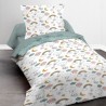 Parure de lit - RDC 1.15 - Housse de couette 140x200 cm et 1 taie d'or