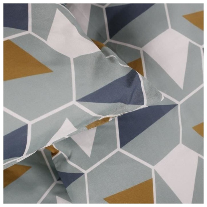 PARURE DE LIT TODAY - HOUSSE DE COUETTE 240X260 + 2 TAIES D OREILLER 63X63 - 100% COTON 57 fils - Mawira 2.19 PARURE DE LIT TODAY - HOUSSE DE COUETTE 240X260 + 2 TAIES D OREILLER 63X63 - 100% COTON 57 fils - Mawira 2.19