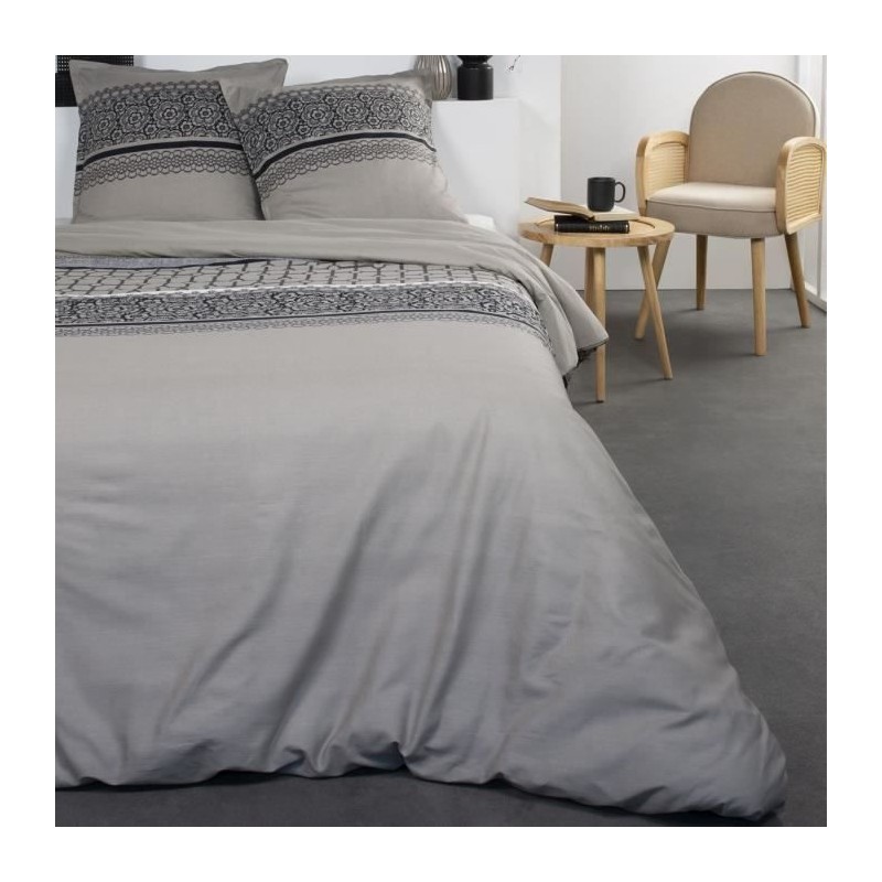 TODAY Parure de lit Coton 2 personnes - 200x200 cm - Imprimé Rose Ros TODAY Parure de lit Coton 2 personnes - 200x200 cm - Imprimé Rose Ros