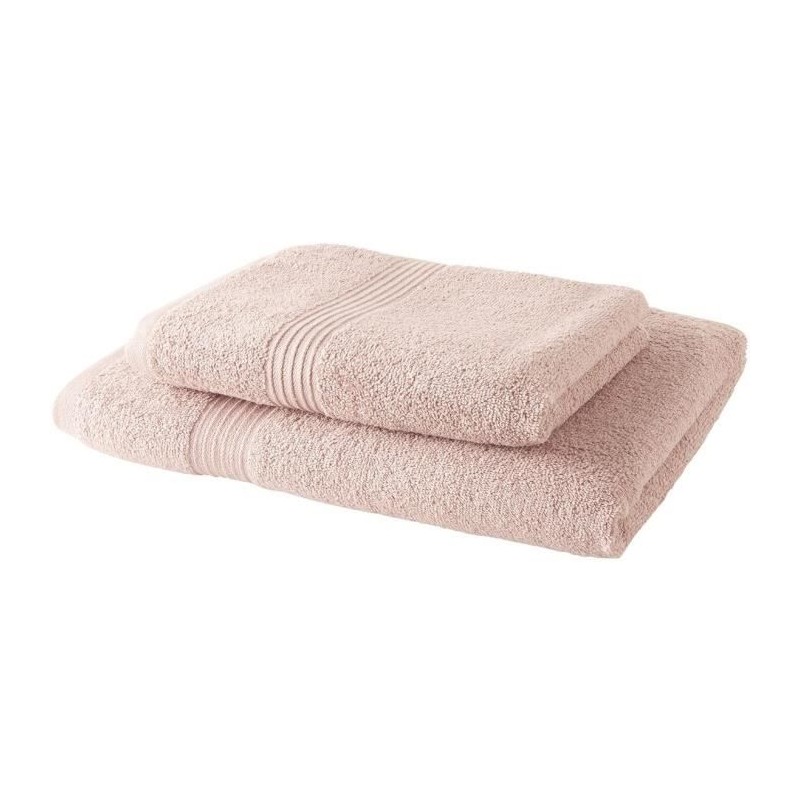TODAY Lot de 1 Drap de Bain 100% coton 70x130 cm + 1 Serviette de Bain TODAY Lot de 1 Drap de Bain 100% coton 70x130 cm + 1 Serviette de Bain