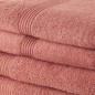 TODAY Lot de 2 Serviettes de Bain 50x100 cm + 2 Draps de Bain 70x130 cm Terracotta 100% coton TODAY Lot de 2 Serviettes de Bain 50x100 cm + 2 Draps de Bain 70x130 cm Terracotta 100% coton