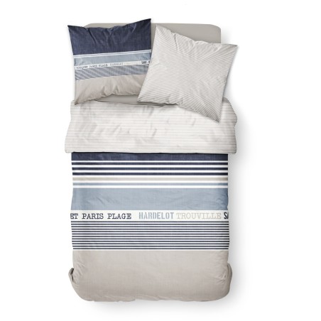 Parure de lit 2 personnes - TODAY - 220 x 240 cm - 100 % Coton imprim