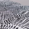 Parure de lit 2 personnes -TODAY - 240x200 cm - 100% Coton - Noir et B