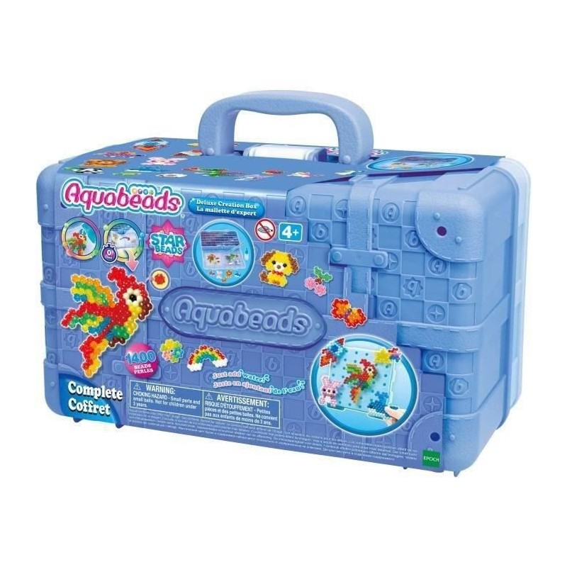 Aquabeads La mallette d'expert, Coffret 1400 perles multicolores, perl Aquabeads La mallette d'expert, Coffret 1400 perles multicolores, perl