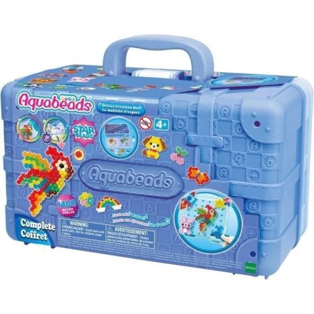 Aquabeads La mallette d'expert, Coffret 1400 perles multicolores, perl