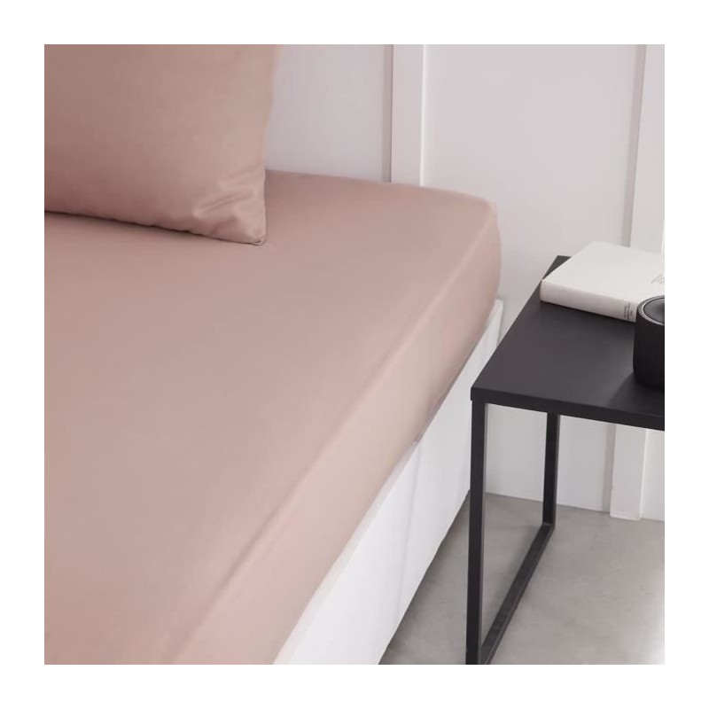 Drap housse TODAY Essential - 90 x 190 cm - 1 personne - 100% Coton un