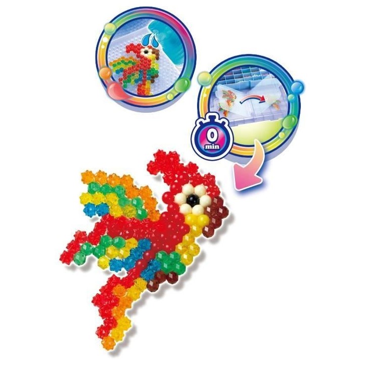Aquabeads La mallette d'expert, Coffret 1400 perles multicolores, perles qui collent avec de l'eau, 31967, Des 4 ans Aquabeads La mallette d'expert, Coffret 1400 perles multicolores, perles qui collent avec de l'eau, 31967, Des 4 ans