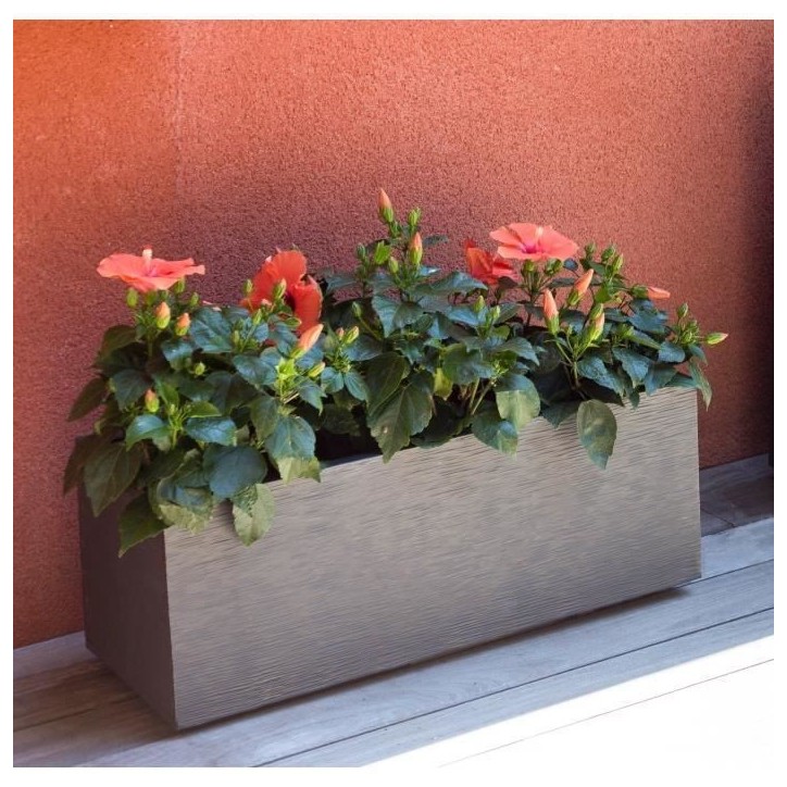 EDA Jardiniere GRAPHIT UP - 57 L - 79,5 x 29,5 x 29,5 cm - Gris anthracite EDA Jardiniere GRAPHIT UP - 57 L - 79,5 x 29,5 x 29,5 cm - Gris anthracite