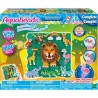 Aquabeads Balade en savane, Coffret 1000 perles et 4 bases de créatio