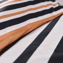 Parure de lit 2 personnes -TODAY - 240x220 cm - 100% Coton - Orange, N
