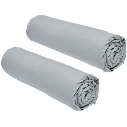 Lot de 2 draps housses TODAY Essential - 140 x 190 cm - 2 personnes -