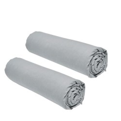 Lot de 2 draps housses TODAY Essential - 140 x 190 cm - 2 personnes -