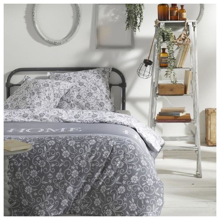 PARURE DE LIT TODAY - HOUSSE DE COUETTE 220x240 + 2 TAIES D OREILLER 63X63 - 100% COTON 57 fils - Capucine PARURE DE LIT TODAY - HOUSSE DE COUETTE 220x240 + 2 TAIES D OREILLER 63X63 - 100% COTON 57 fils - Capucine