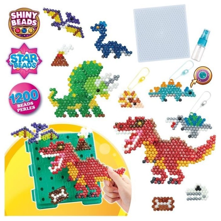 Aquabeads - La Terre des Dinosaures - Perles créatives pour enfants