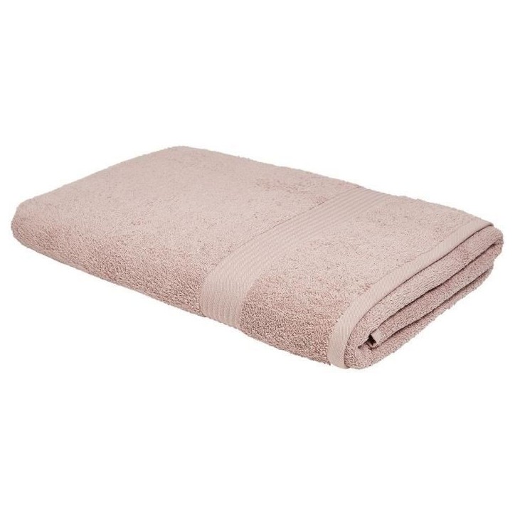 Drap de Bain TODAY 70x130 cm 100% Coton - Rose des sables Drap de Bain TODAY 70x130 cm 100% Coton - Rose des sables