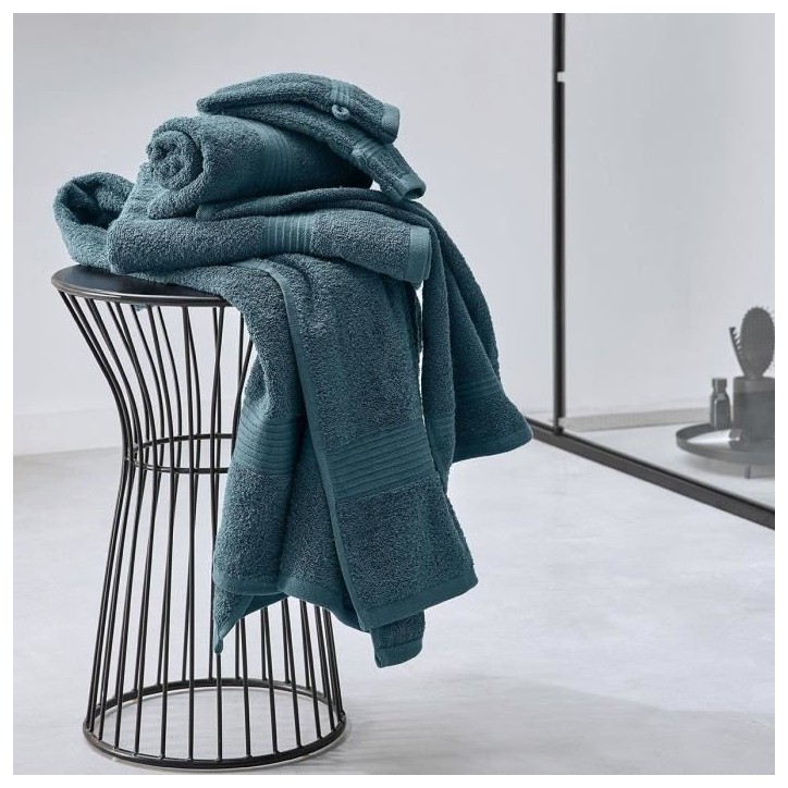Maxi Drap de Bain TODAY 90x150 cm 100% Coton - Paon Maxi Drap de Bain TODAY 90x150 cm 100% Coton - Paon