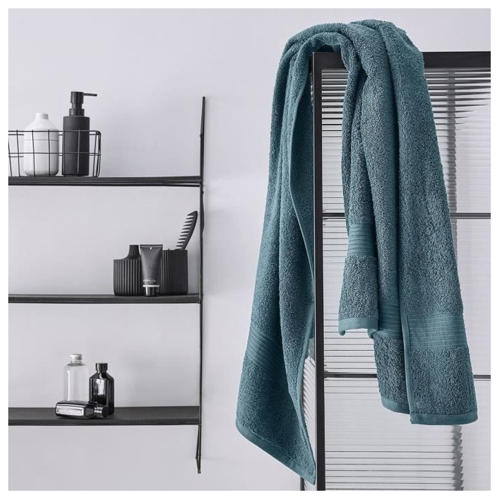 Maxi Drap de Bain TODAY 90x150 cm 100% Coton - Paon Maxi Drap de Bain TODAY 90x150 cm 100% Coton - Paon