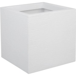 EDA Bac a fleurs carré GRAPHIT UP - 21 L - 29,5 x 29,5 x 29,5 cm - Bl