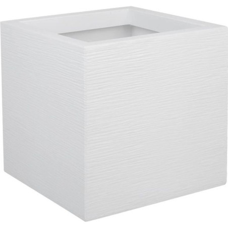 EDA Bac a fleurs carré GRAPHIT UP - 21 L - 29,5 x 29,5 x 29,5 cm - Bl