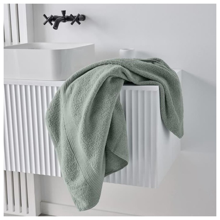 Maxi Drap de Bain TODAY 90x150 cm 100% Coton - Celadon