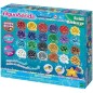 Aquabeads Recharge perles éclats, Coffret 2000 perles de 8 couleurs et 3 formes, perles qui collent avec de l'eau, 31995, Des 4