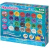 Aquabeads Recharge perles éclats, Coffret 2000 perles de 8 couleurs e