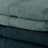 Lot de 10 serviettes de Toilette TODAY 50x90 cm 100% Coton - 5 paon +