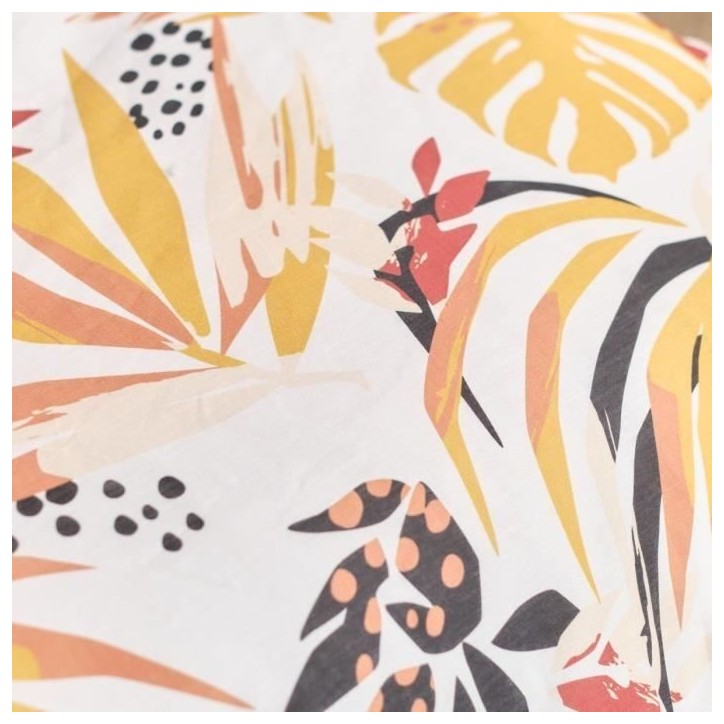 Parure de lit - TODAY - Sunshine - 122639 - 2 personnes - 240x220cm - Coton - Imprimé 14.53