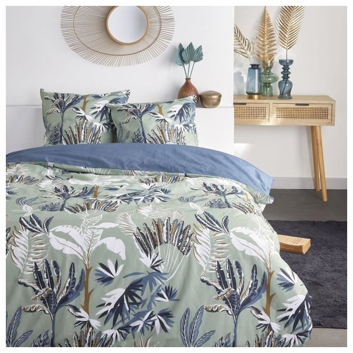 Parure de lit 2 personnes - TODAY - Sunshine 15.1 - 220 x 240 cm - 100% Coton imprimé Parure de lit 2 personnes - TODAY - Sunshine 15.1 - 220 x 240 cm - 100% Coton imprimé