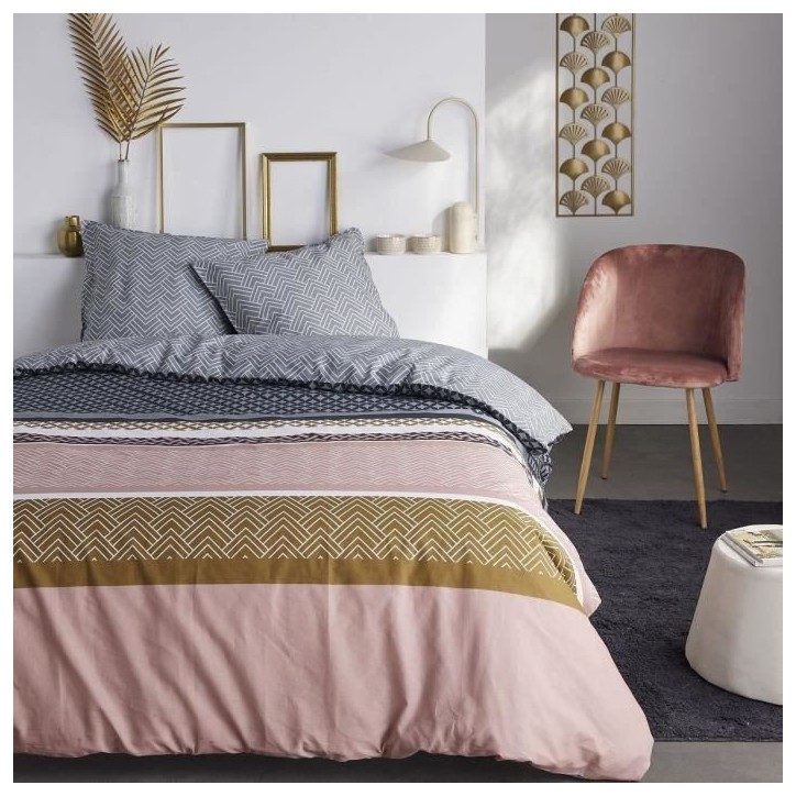 Parure de lit 2 personnes - TODAY - Sunshine 15.9 - 220 x 240 cm - 100% Coton imprimé