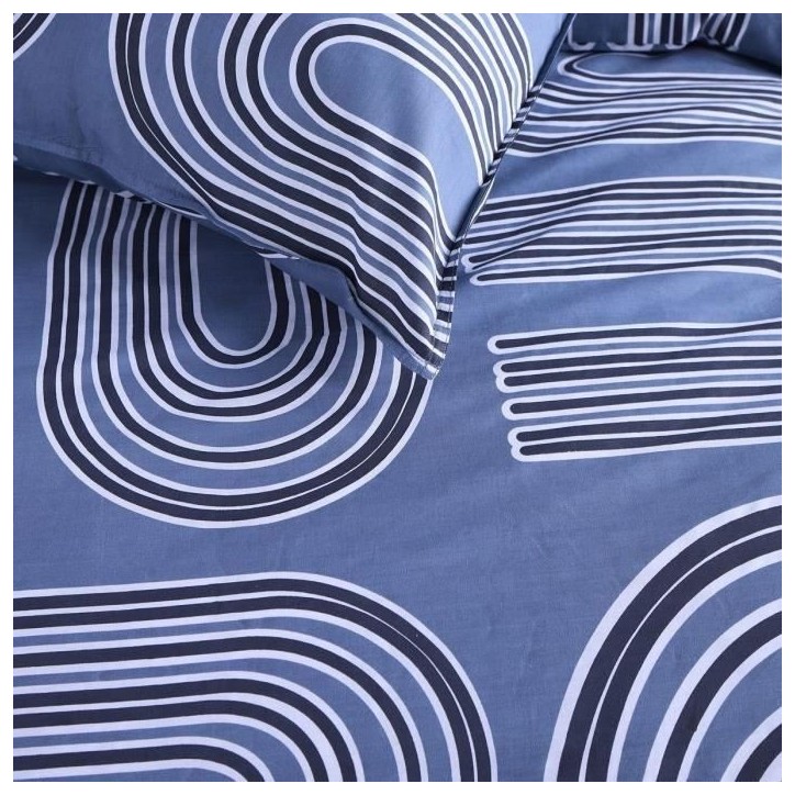 Parure de lit 2 personnes - TODAY - Sunshine 15.26 - 220 x 240 cm - 100% Coton imprimé Parure de lit 2 personnes - TODAY - Sunshine 15.26 - 220 x 240 cm - 100% Coton imprimé