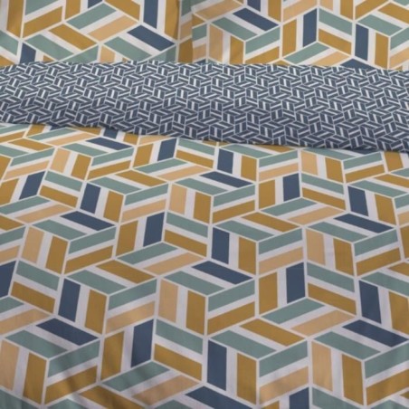 Parure de lit 2 personnes - TODAY - Sunshine 15.32 - 220 x 240 cm - 100% Coton imprimé