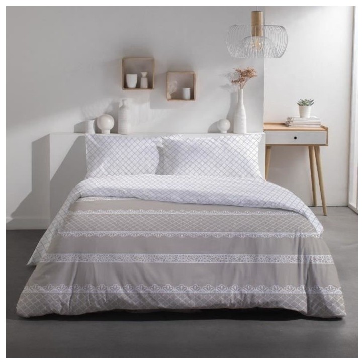 Parure de lit 2 personnes - TODAY - Sunshine 15.33 - 220 x 240 cm - 100% Coton imprimé