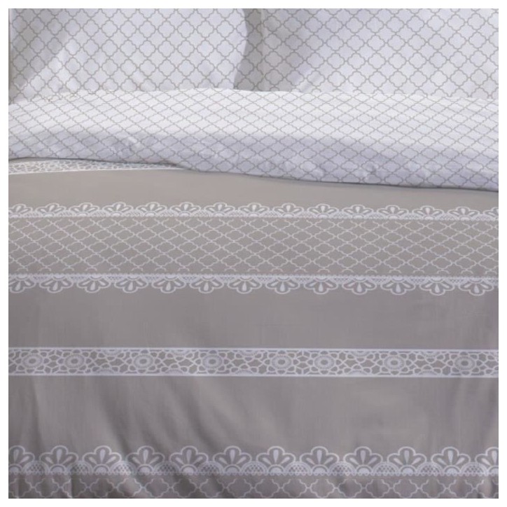 Parure de lit 2 personnes - TODAY - Sunshine 15.33 - 220 x 240 cm - 100% Coton imprimé