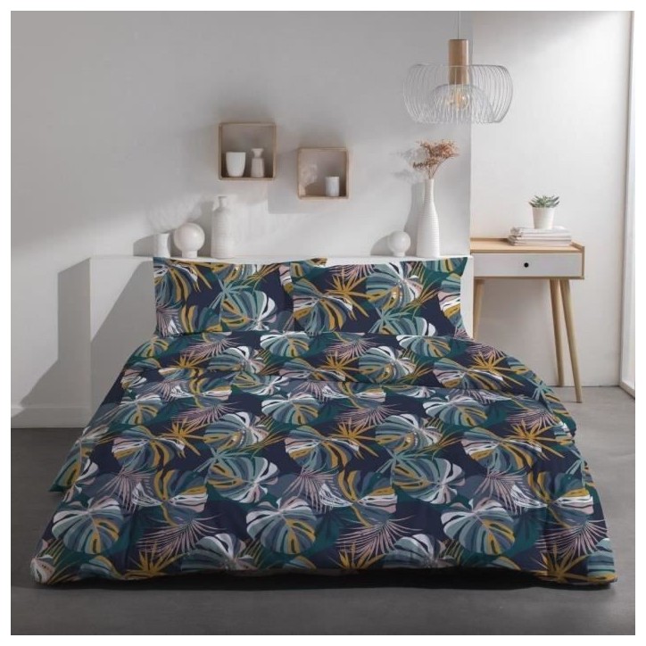 Parure de lit 2 personnes - TODAY - Sunshine 15.35 - 220 x 240 cm - 100% Coton imprimé Parure de lit 2 personnes - TODAY - Sunshine 15.35 - 220 x 240 cm - 100% Coton imprimé