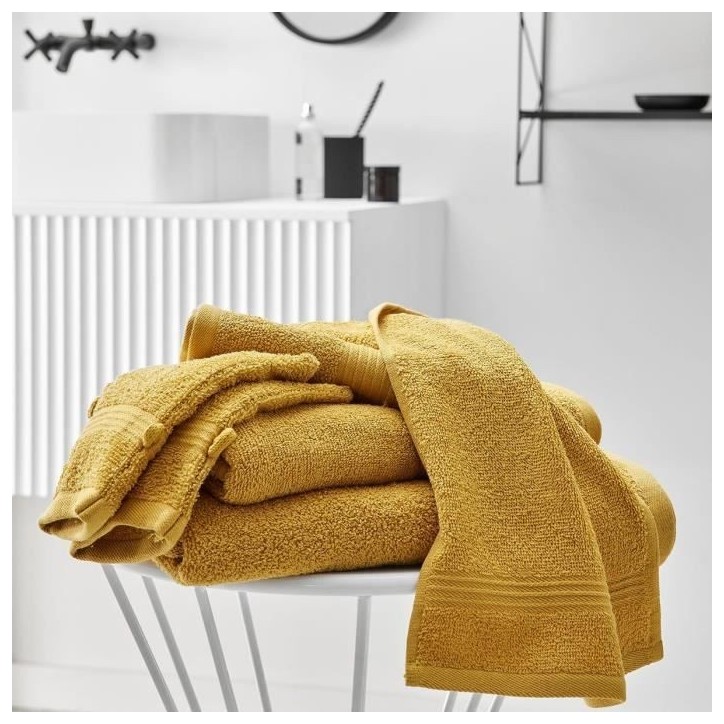 TODAY Essential - Maxi drap de bain 90x150 cm 100% Coton coloris ocre