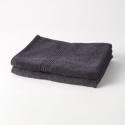 TODAY Essential - Lot de 2 serviettes de toilette 50x90 cm 100% Coton
