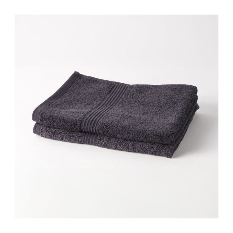 TODAY Essential - Lot de 2 serviettes de toilette 50x90 cm 100% Coton TODAY Essential - Lot de 2 serviettes de toilette 50x90 cm 100% Coton