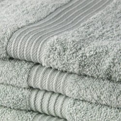 TODAY Essential - Lot de 5 draps de bain 70x130 cm 100% Coton coloris