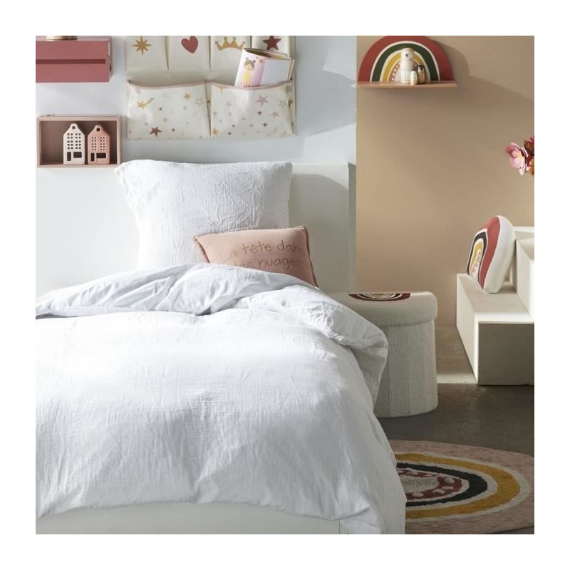 Parure de lit - TODAY - 123318 - 1 personne - 140x200 cm - Gaze de cot Parure de lit - TODAY - 123318 - 1 personne - 140x200 cm - Gaze de cot